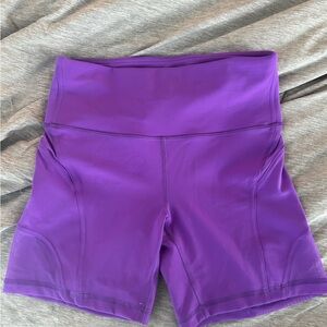 Lululemon wunder under mesh training shorts size 8